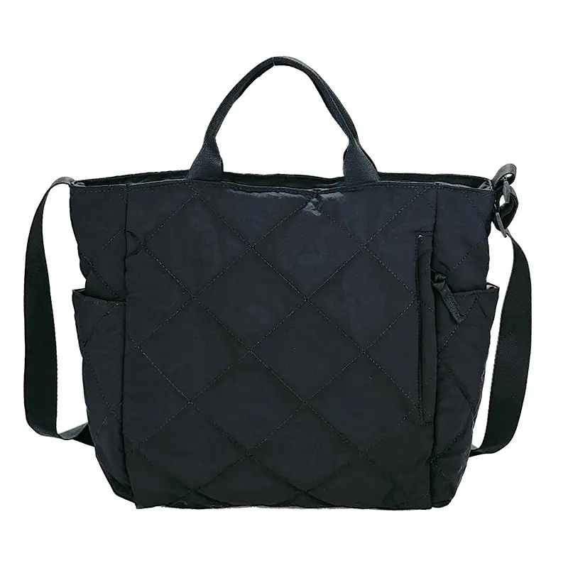 New Autumn Cotton Quilted Tote Bags Multi Color - Image 7