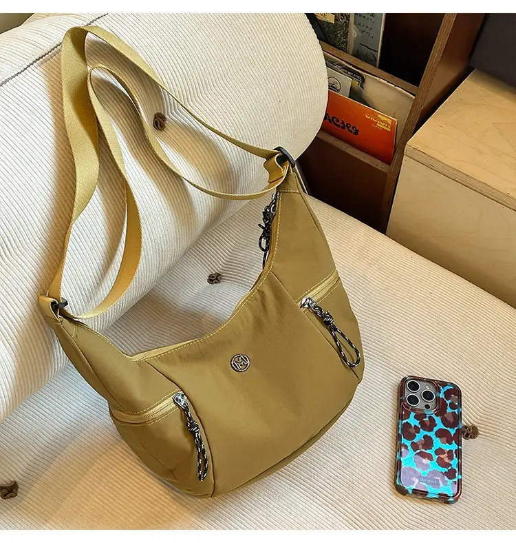Korean Style Crossbody Bag Women 2025 Summer Beige — feature 10