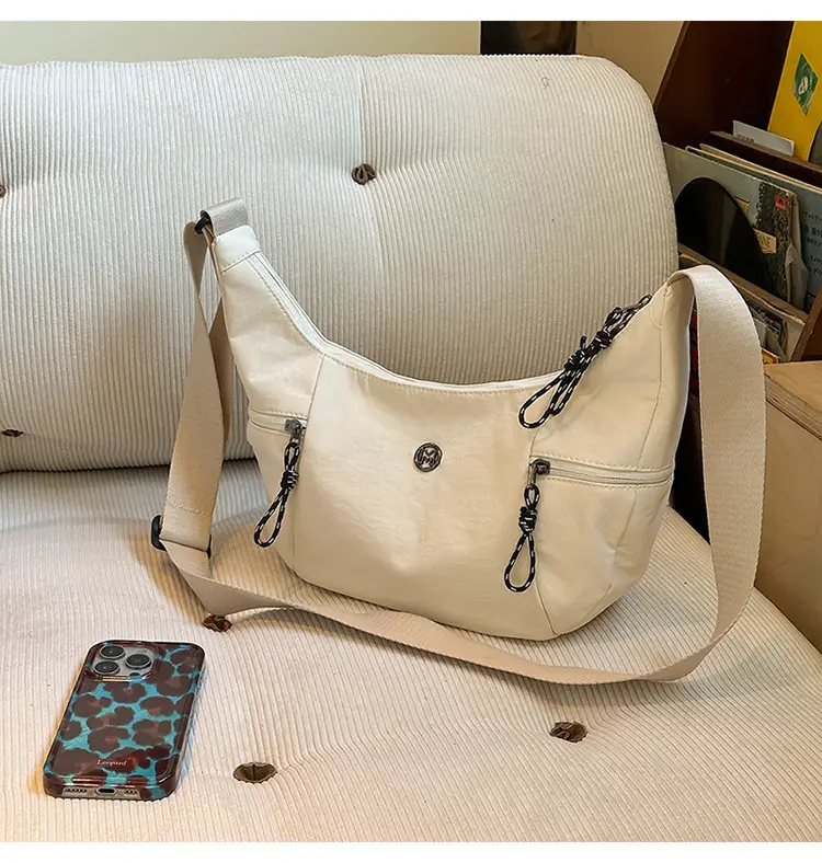 Korean Style Crossbody Bag Women 2025 Summer Beige — feature 11