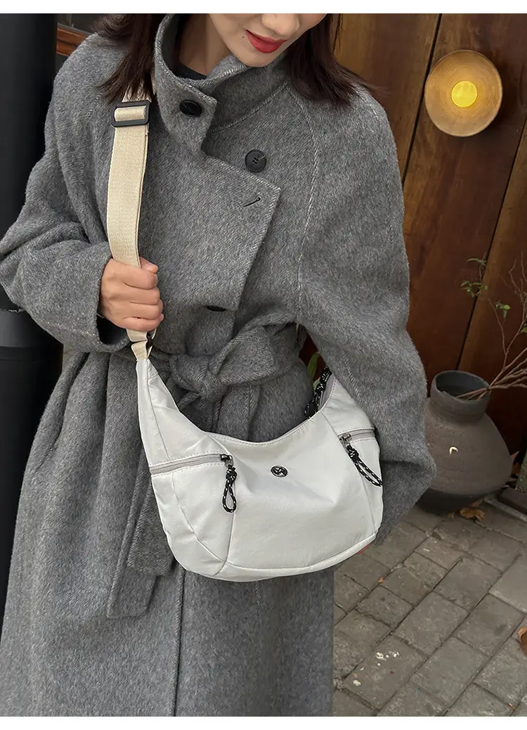 Korean Style Crossbody Bag Women 2025 Summer Beige — feature 14