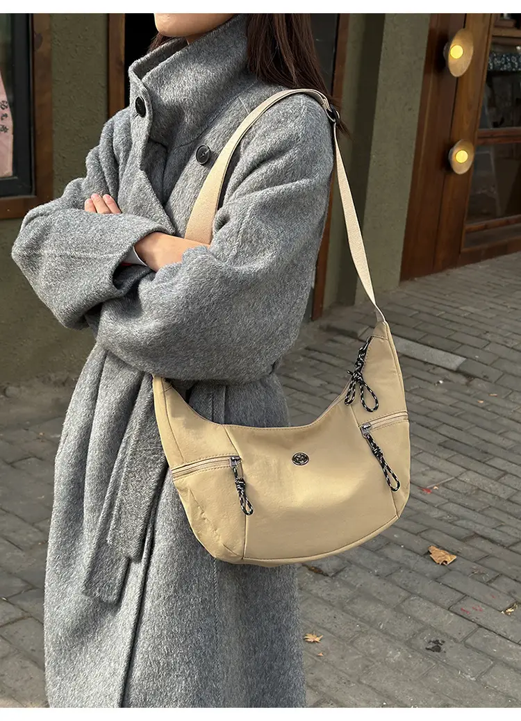 Korean Style Crossbody Bag Women 2025 Summer Beige — feature 22