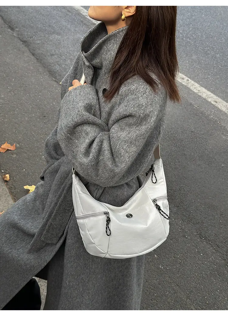 Korean Style Crossbody Bag Women 2025 Summer Beige — feature 25