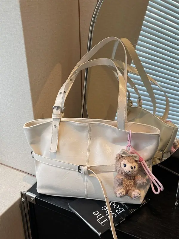Pink Leather Shoulder Bag for Women 2025 Fashion - Image 10