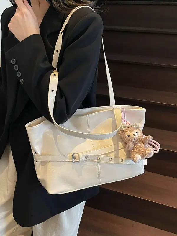 Pink Leather Shoulder Bag for Women 2025 Fashion - Image 11