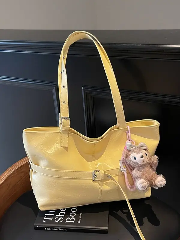 Pink Leather Shoulder Bag for Women 2025 Fashion - Image 12