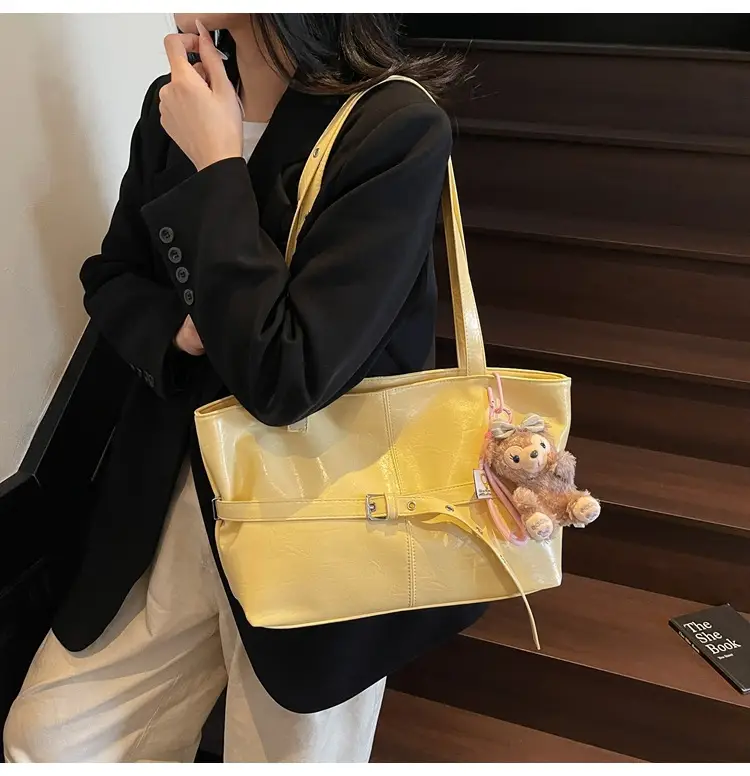 Pink Leather Shoulder Bag for Women 2025 Fashion — feature 13