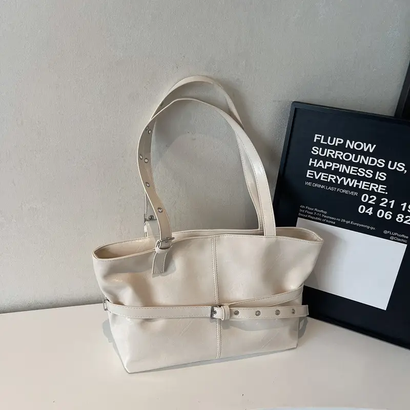 Pink Leather Shoulder Bag for Women 2025 Fashion - Image 6