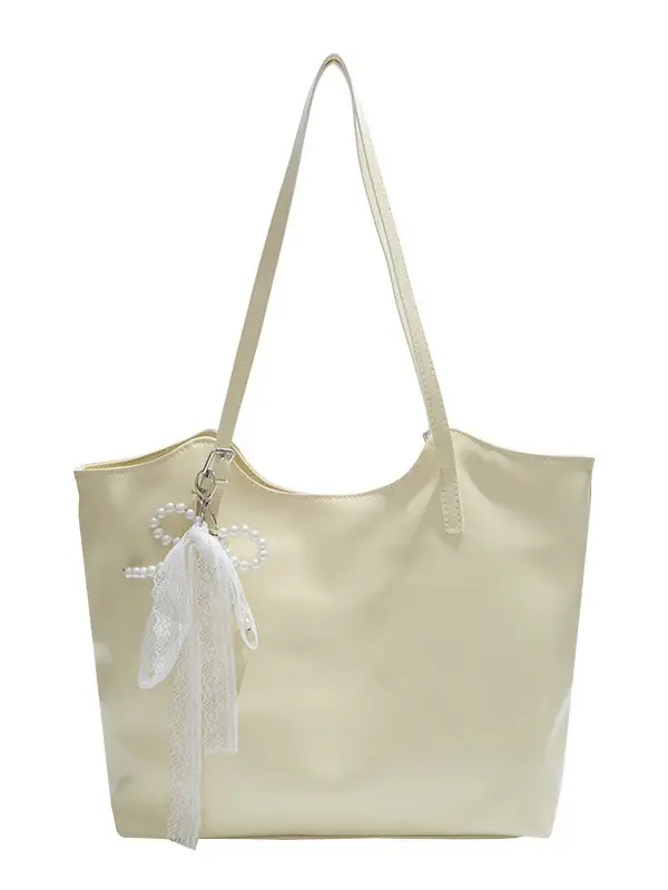 Gold Leather Tote Bag for Women Large Capacity 2025