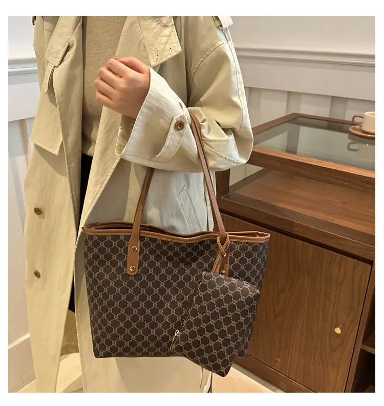 Korean Style Women's 2-Piece Tote & Shoulder Bag Set — feature 11