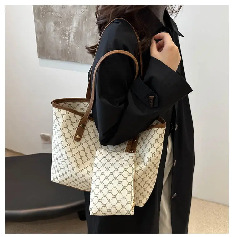 Korean Style Women's 2-Piece Tote & Shoulder Bag Set — feature 9
