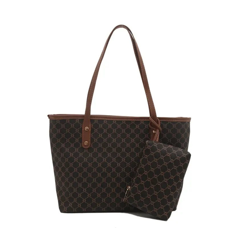 Korean Style Women's 2-Piece Tote & Shoulder Bag Set
