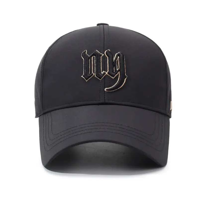Men's Korean Fashion Baseball Cap Black Grey Beige Navy - Image 9
