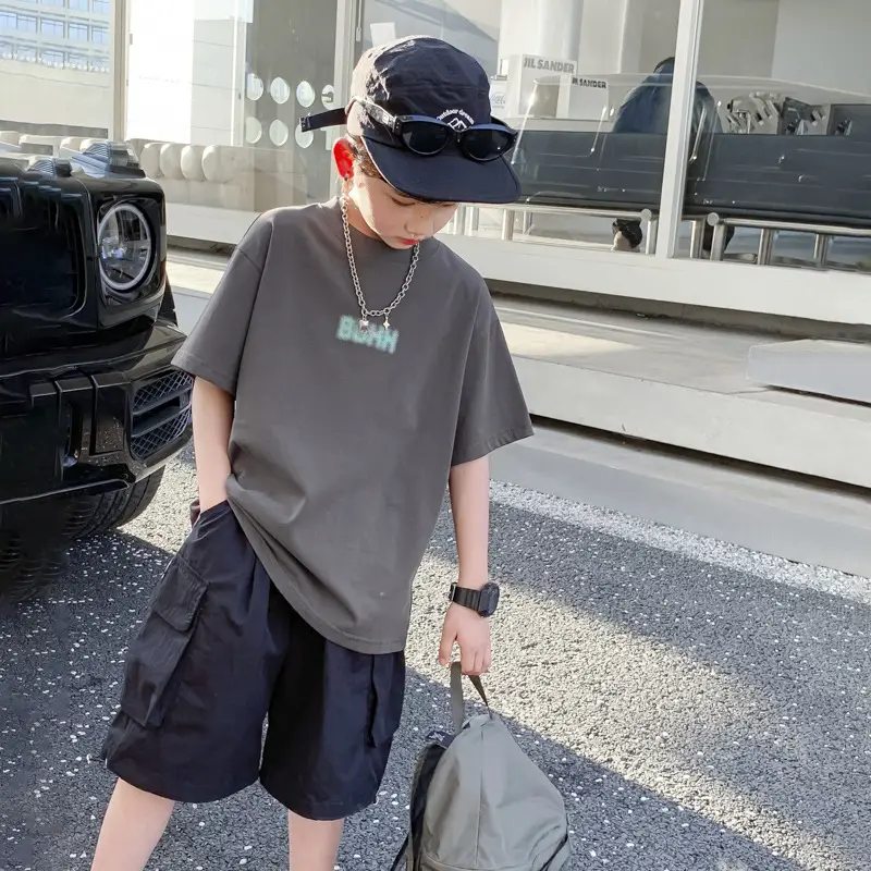 Boys Summer Pure Cotton Loose T-Shirt 2026 - Image 3