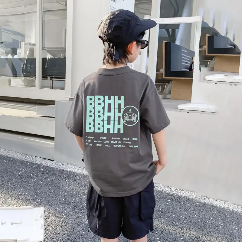 Boys Summer Pure Cotton Loose T-Shirt 2026 - Image 5