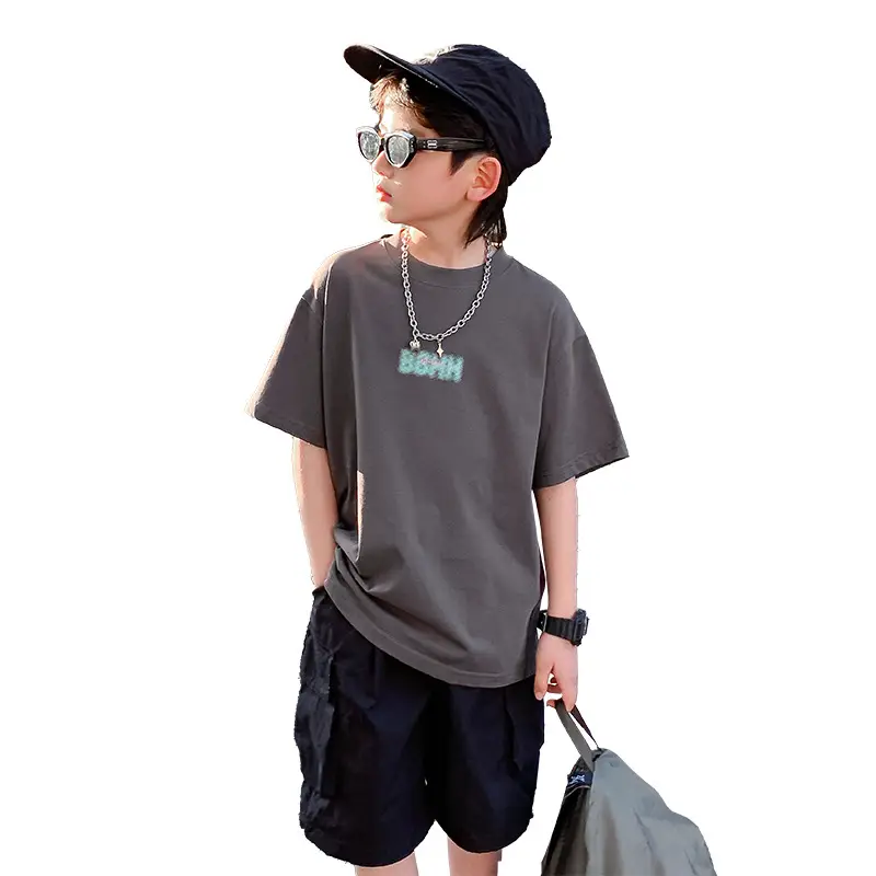 Boys Summer Pure Cotton Loose T-Shirt 2026 - Image 6