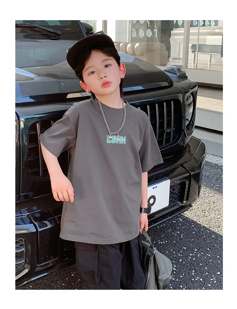 Boys Summer Pure Cotton Loose T-Shirt 2026 — feature 10