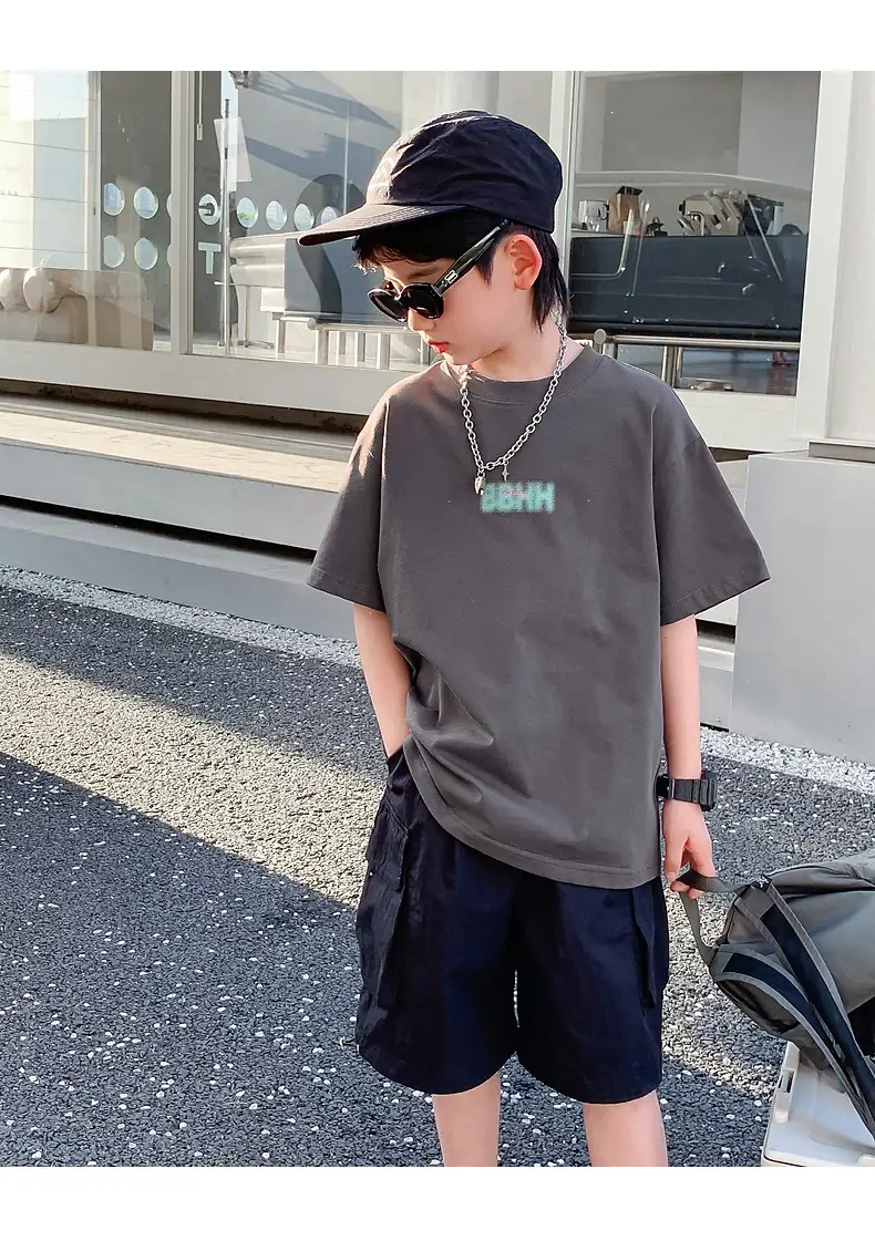 Boys Summer Pure Cotton Loose T-Shirt 2026 — feature 11