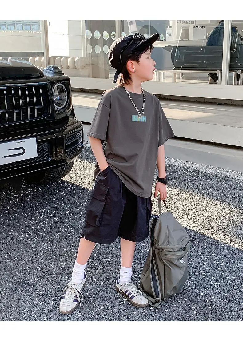 Boys Summer Pure Cotton Loose T-Shirt 2026 — feature 12