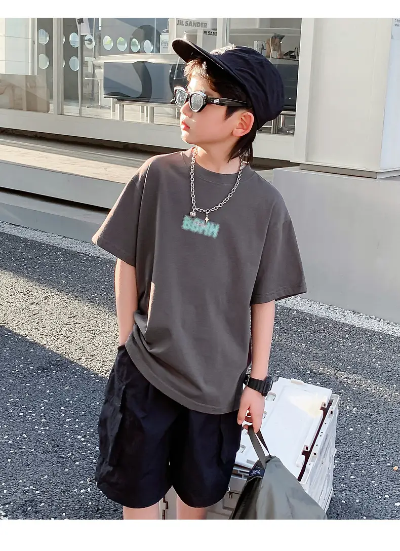 Boys Summer Pure Cotton Loose T-Shirt 2026 — feature 7