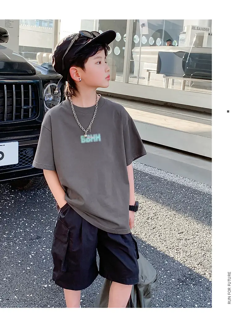 Boys Summer Pure Cotton Loose T-Shirt 2026 — feature 8