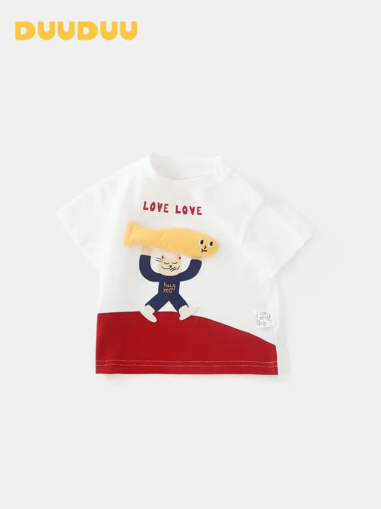 Kids Summer T-Shirt Thin Cotton for Girls Boys - Image 3