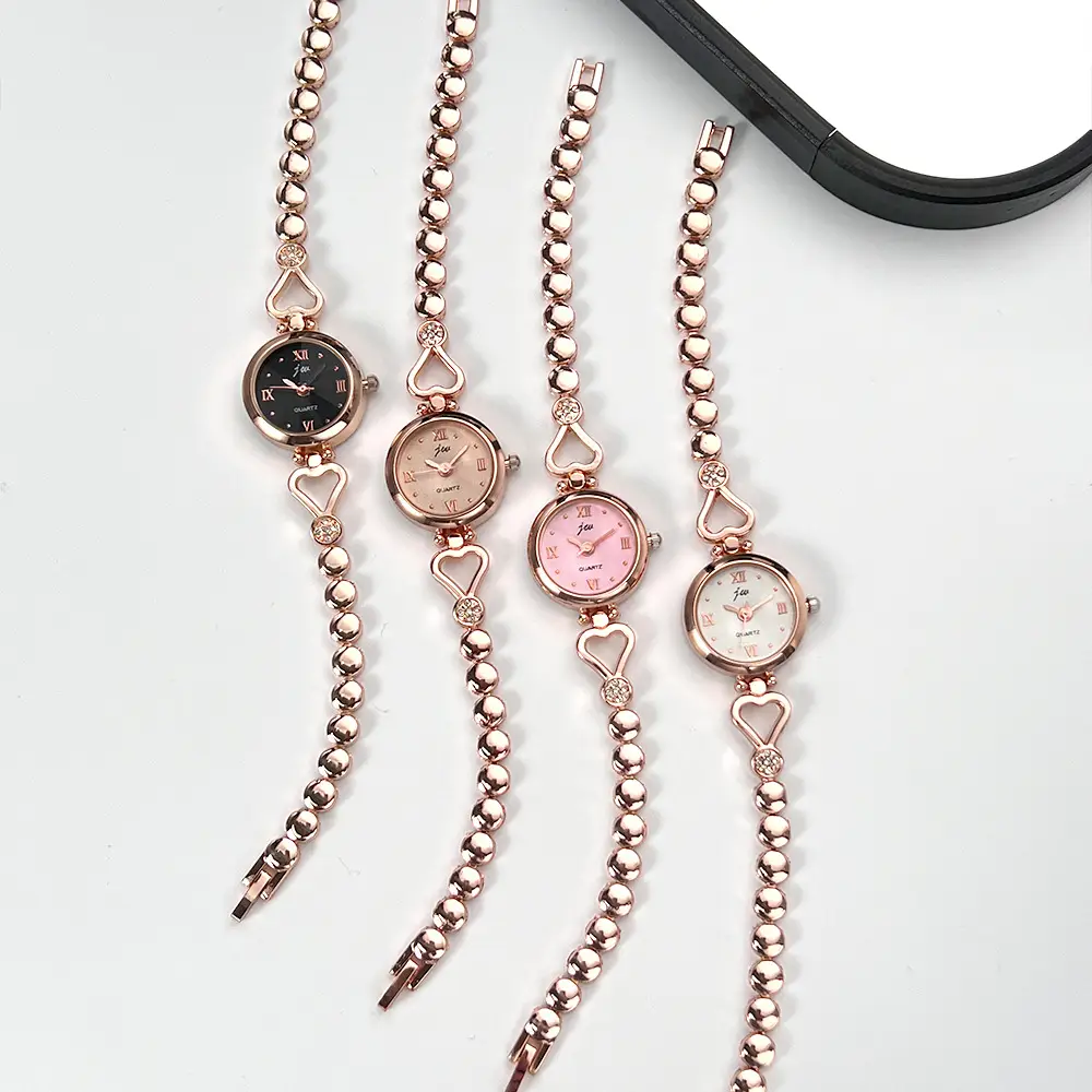Jingwei Love Bracelet Watch Rose Gold Student Fashion — feature 16