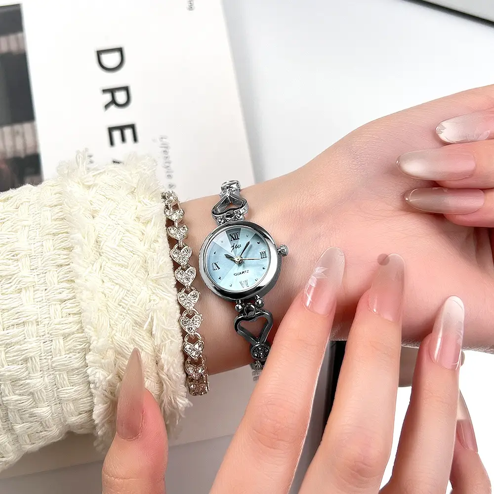 Jingwei Love Bracelet Watch Rose Gold Student Fashion — feature 7