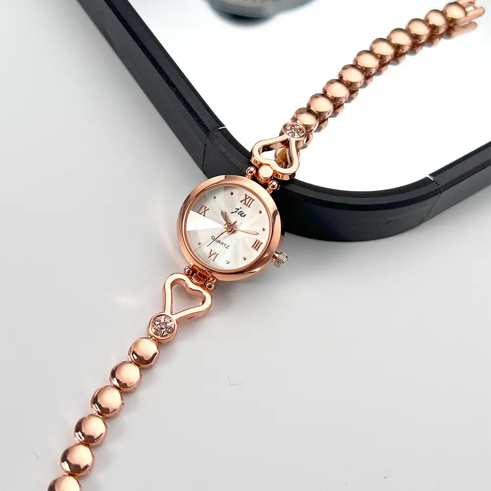 Jingwei Love Bracelet Watch Rose Gold Student Fashion - Image 6