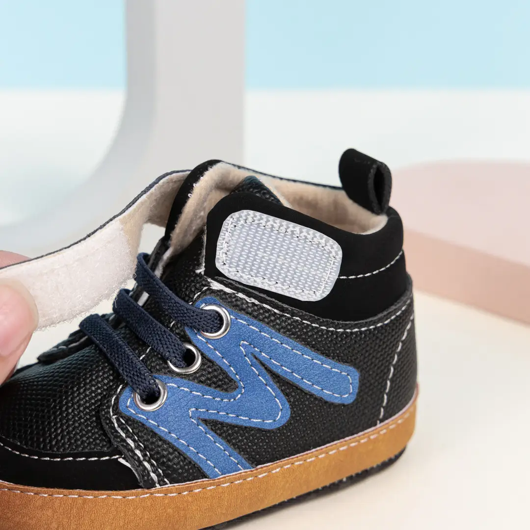 2025 New Baby Boy Casual Shoes High-Top Soft-Soled Baby Shoes Cross-Border 0-1 Years Old Versatile Baby Shoes — feature 11