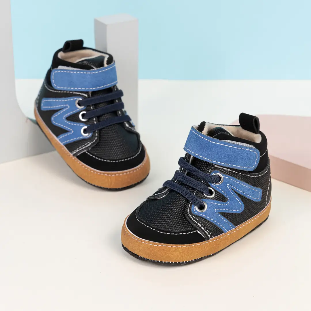 2025 New Baby Boy Casual Shoes High-Top Soft-Soled Baby Shoes Cross-Border 0-1 Years Old Versatile Baby Shoes — feature 5