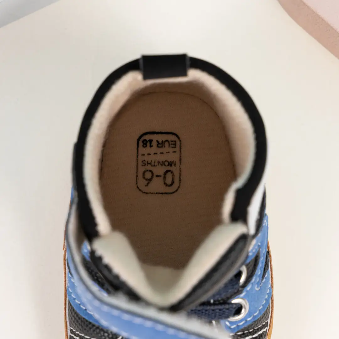 2025 New Baby Boy Casual Shoes High-Top Soft-Soled Baby Shoes Cross-Border 0-1 Years Old Versatile Baby Shoes — feature 9