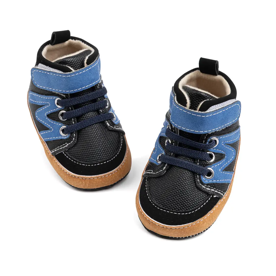 2025 New Baby Boy Casual Shoes High-Top Soft-Soled Baby Shoes Cross-Border 0-1 Years Old Versatile Baby Shoes