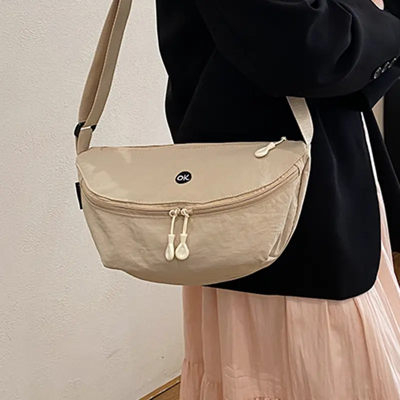 Women Crossbody Bag Black 2025 New Korean Style - Image 8