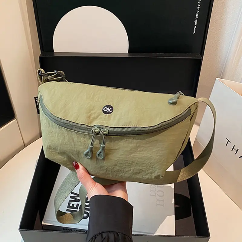 Women Crossbody Bag Black 2025 New Korean Style - Image 3