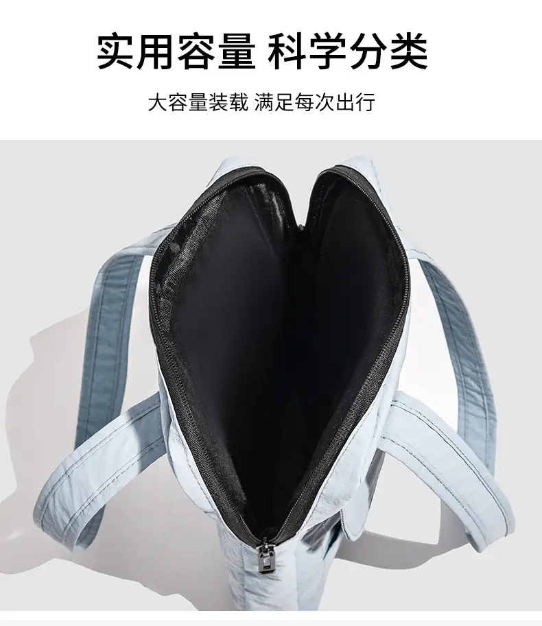 Light Blue Cross-Border Shoulder Bag 2025 New — feature 10