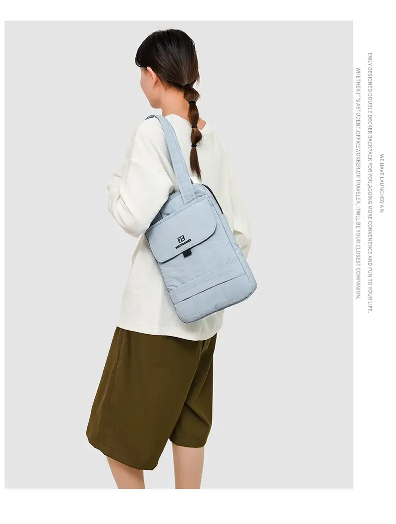 Light Blue Cross-Border Shoulder Bag 2025 New — feature 13