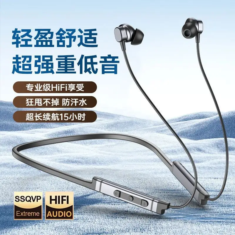 Wireless Bluetooth Headset with HIFI Sound & Long Battery