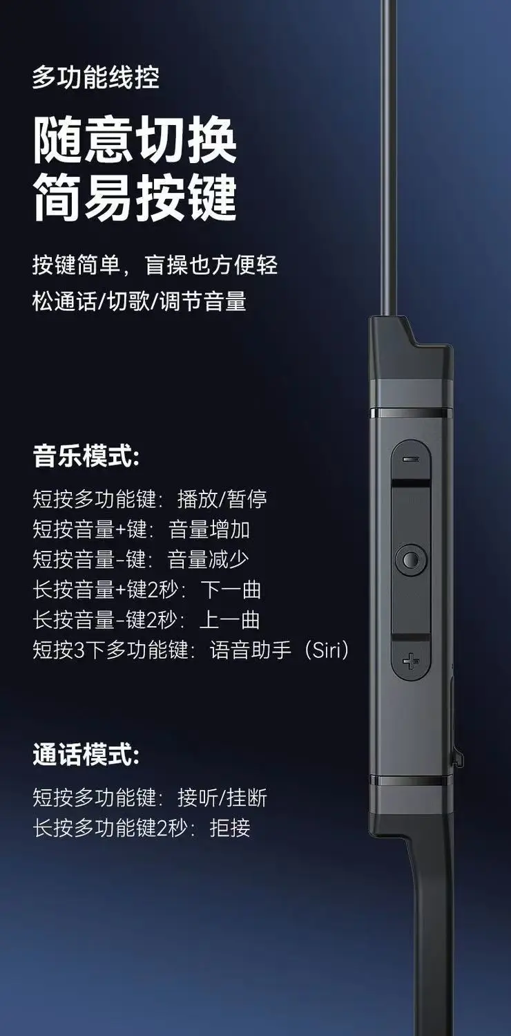 Wireless Bluetooth Headset with HIFI Sound & Long Battery — feature 9