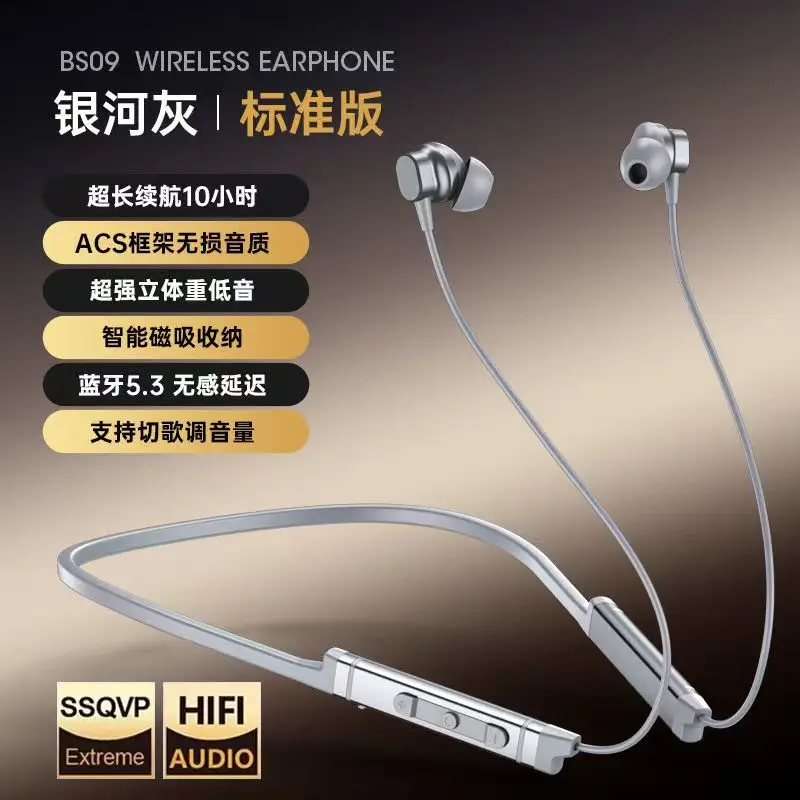 Wireless Bluetooth Headset with HIFI Sound & Long Battery