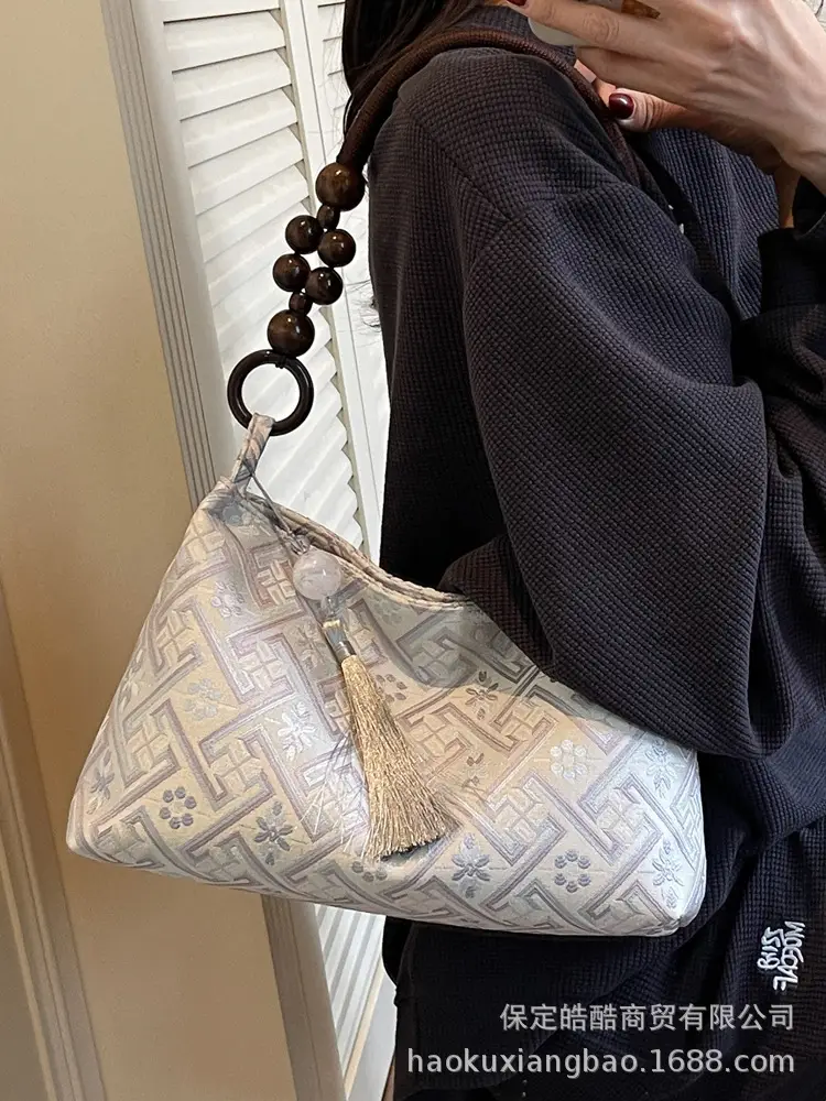 Vintage Guftan Embroidered Handbag for Women - Image 7