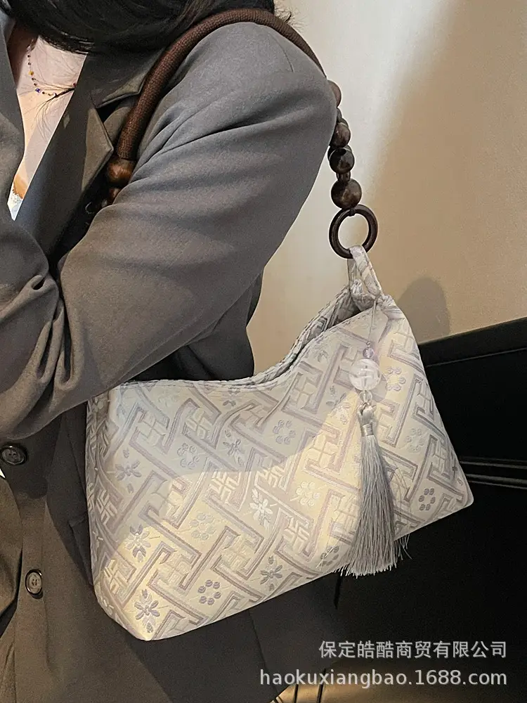 Vintage Guftan Embroidered Handbag for Women - Image 8