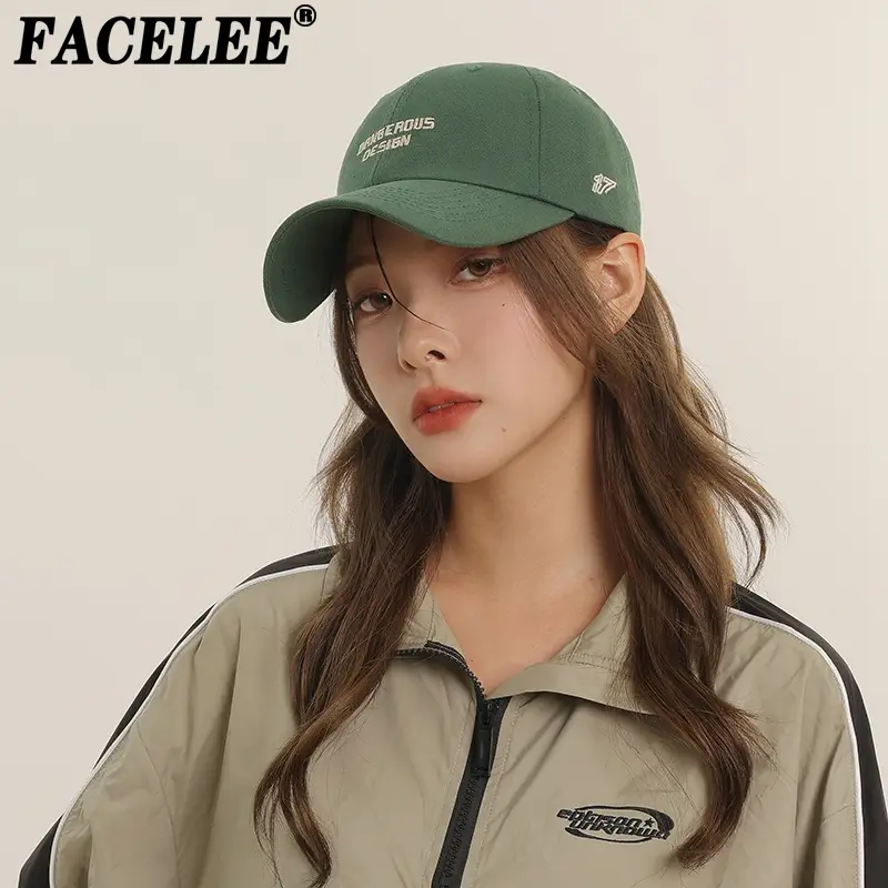 Women Japanese Design Cap Raspberry Red Wide Brim - Image 3