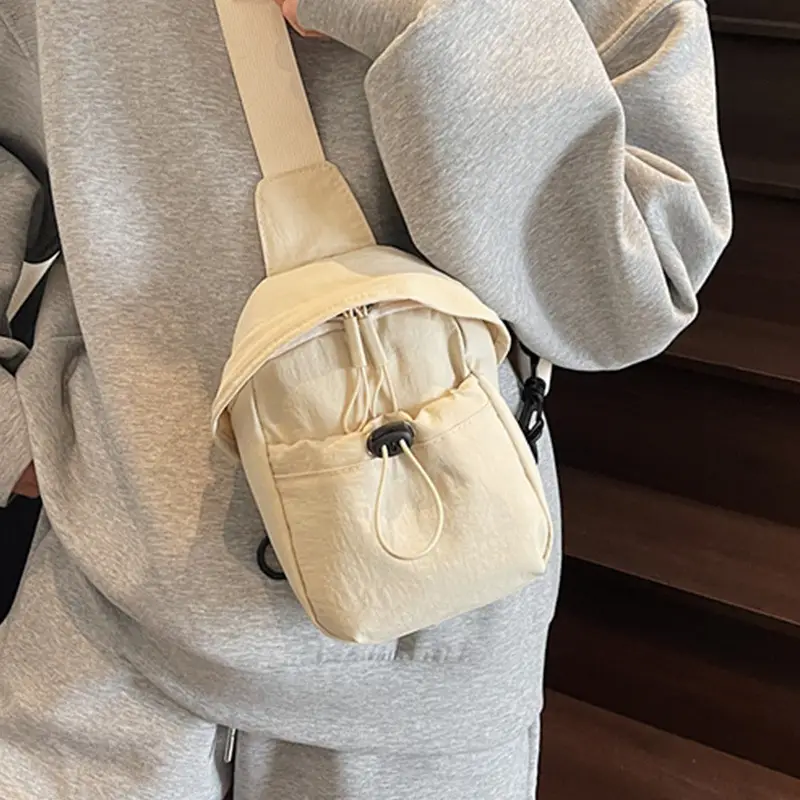 Women Canvas Phone Crossbody Bag Cream New 2025 - Image 7
