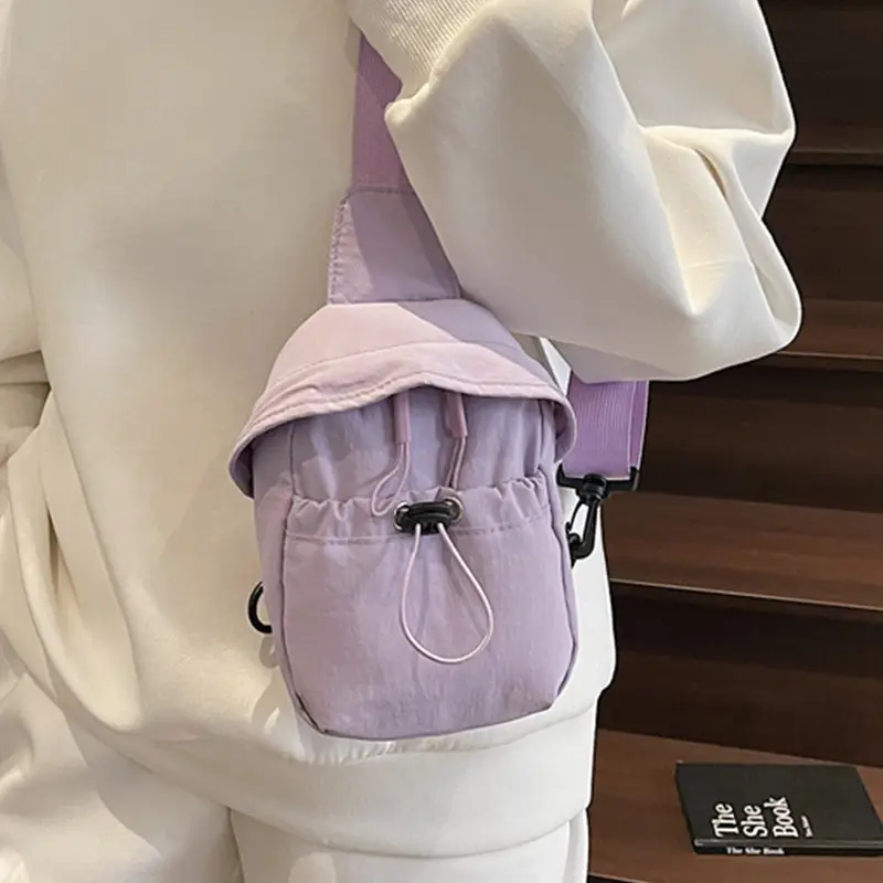 Women Canvas Phone Crossbody Bag Cream New 2025 - Image 10