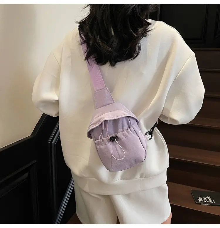 Women Canvas Phone Crossbody Bag Cream New 2025 — feature 12