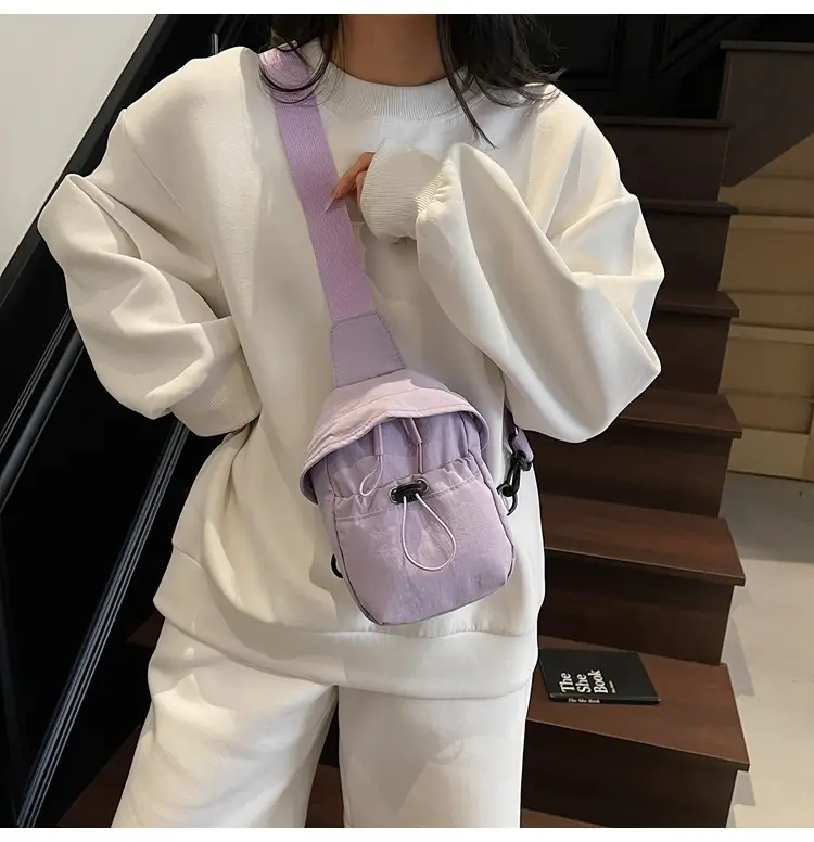 Women Canvas Phone Crossbody Bag Cream New 2025 — feature 14