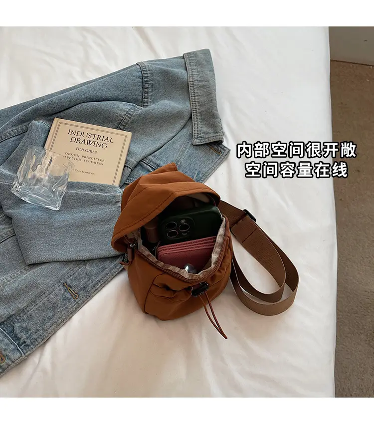 Women Canvas Phone Crossbody Bag Cream New 2025 — feature 6