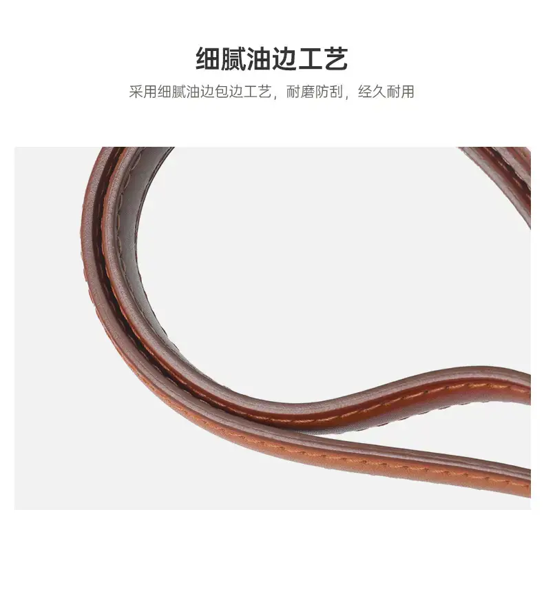 Women's Adjustable Spherical Buckle Belt Brown — feature 7