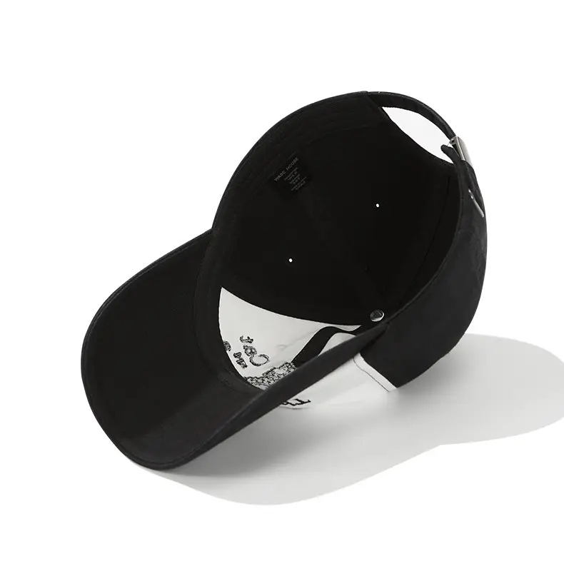 Women Cat Embroidered Cap Black Large — feature 11