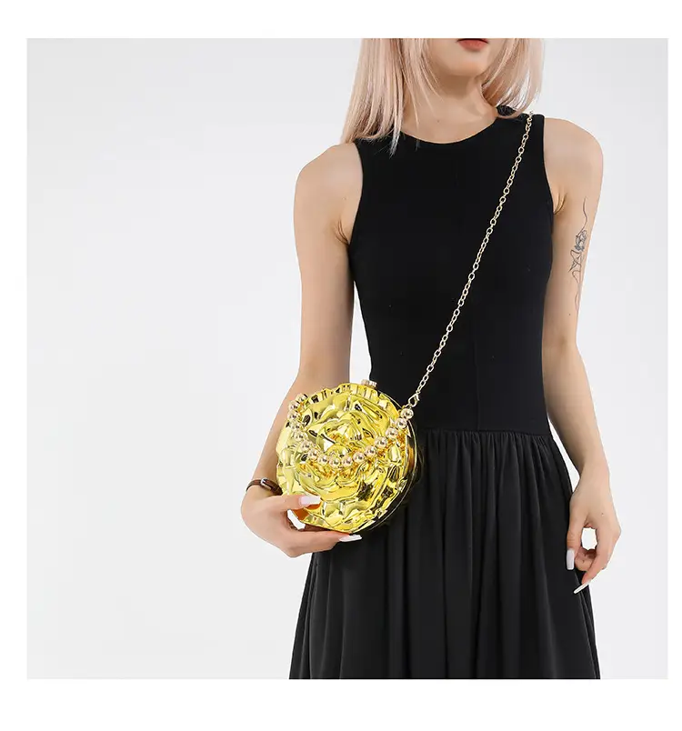 Red Rose Flower Crossbody Clutch Bag for Women — feature 14